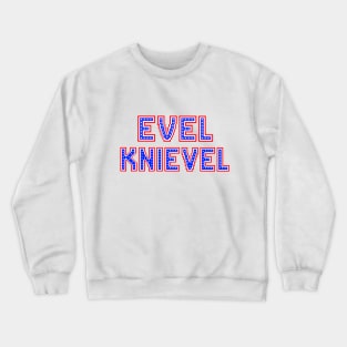 70s motorcycle videogame daredevil 8bit pixel art Crewneck Sweatshirt